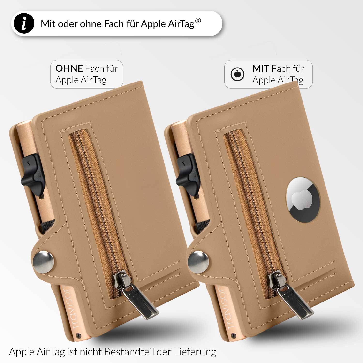 Travison Smart Wallet in Beige/Beige/Nein
