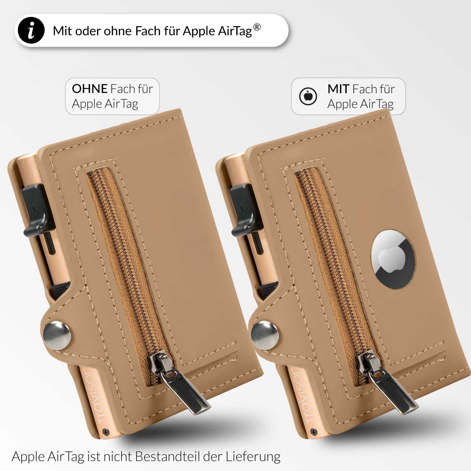 Smart Wallet in Beige für Damen/Beige/Ja