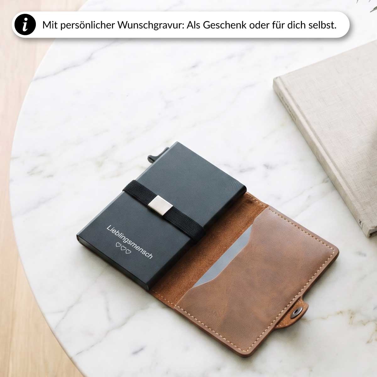 Smart Wallet - Travison /Hellbraun/Nein