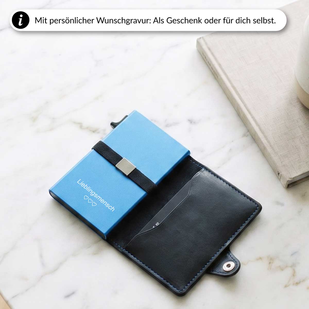 Travison Smart Wallet/SchwarzBlau/Nein