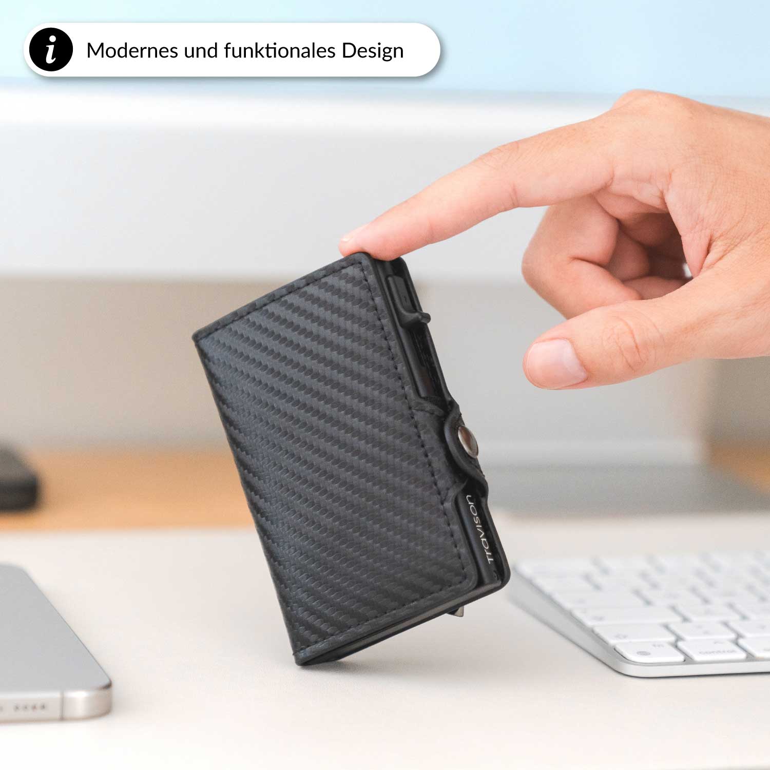 Travison Smart Wallet/Carbon/Ja