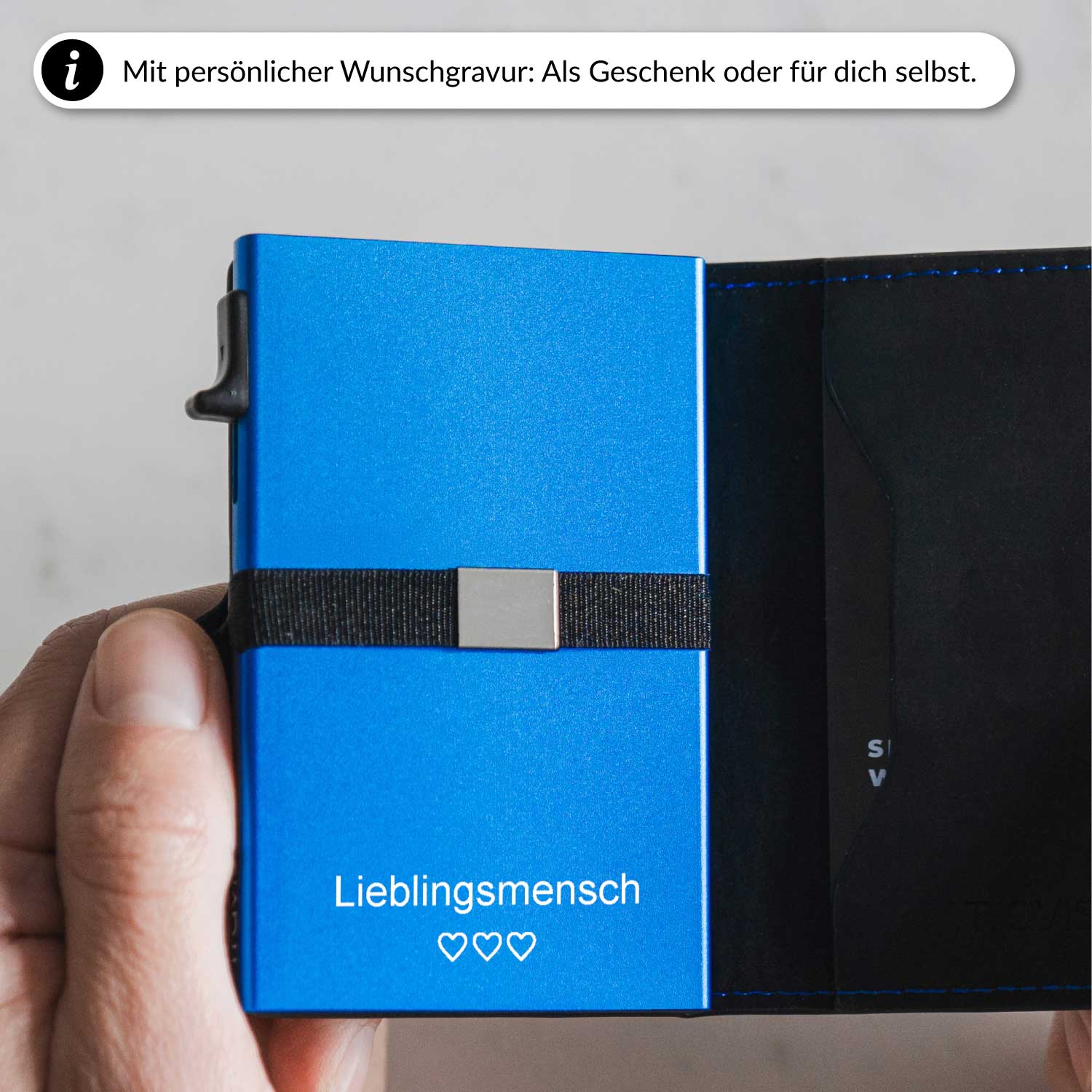 Travison Smart Wallet/SchwarzBlau/Ja