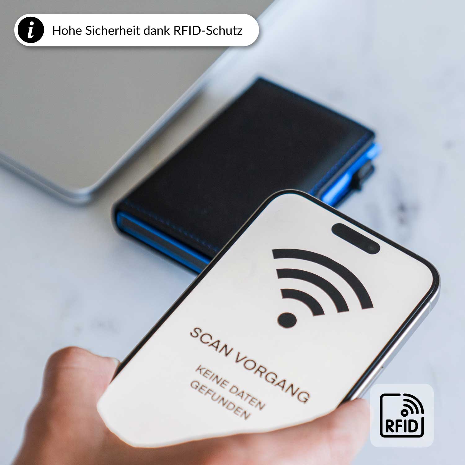 Travison Smart Wallet/SchwarzBlau/Ja