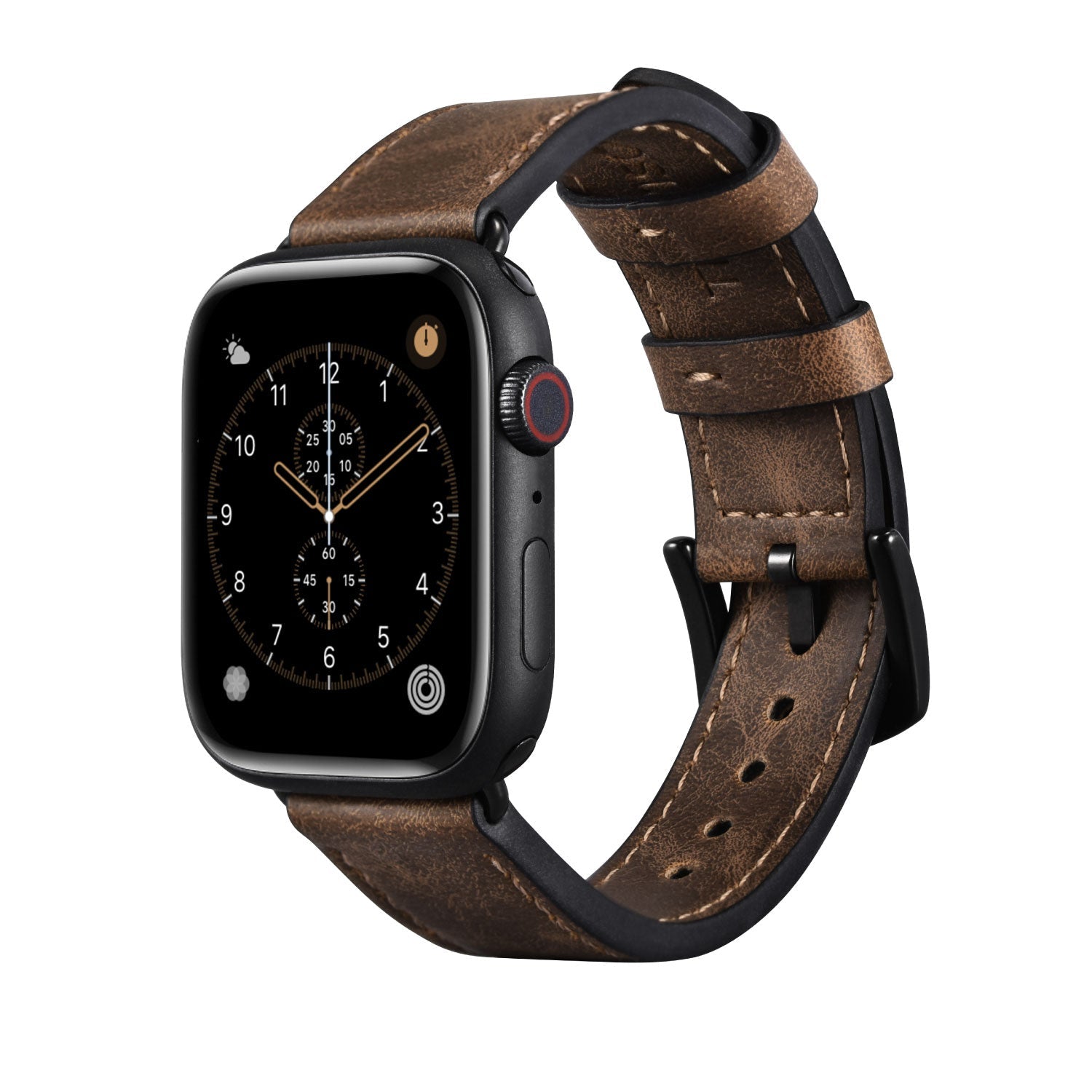 Watchband in der Farbe Braun/Braun