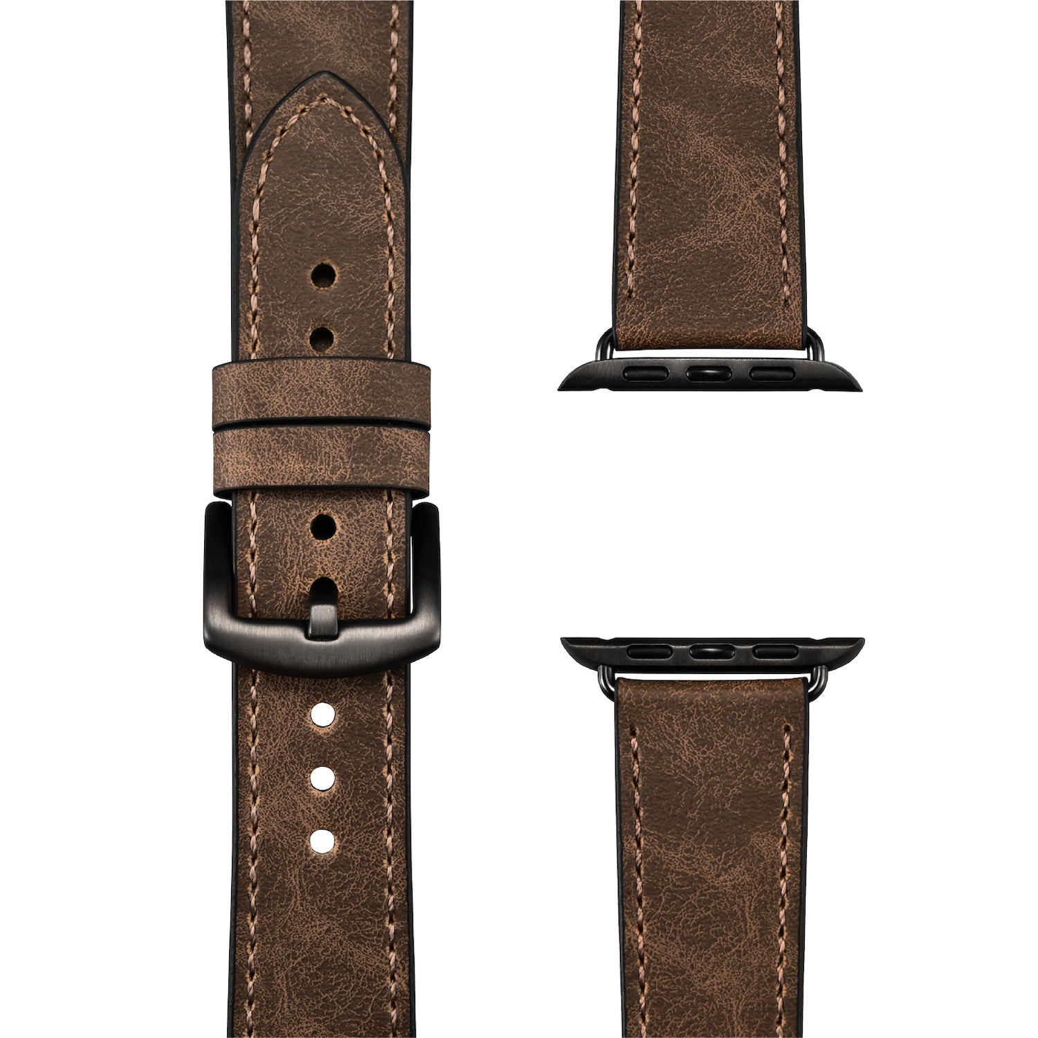 Watchband in der Farbe Braun/Braun