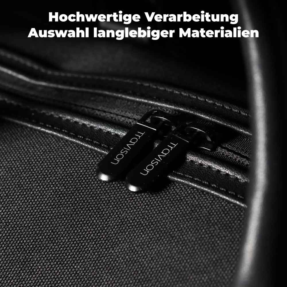 Travison Weekender - Hochwertige Verarbeitung, Auswahl langlebiger Materialien/Schwarz